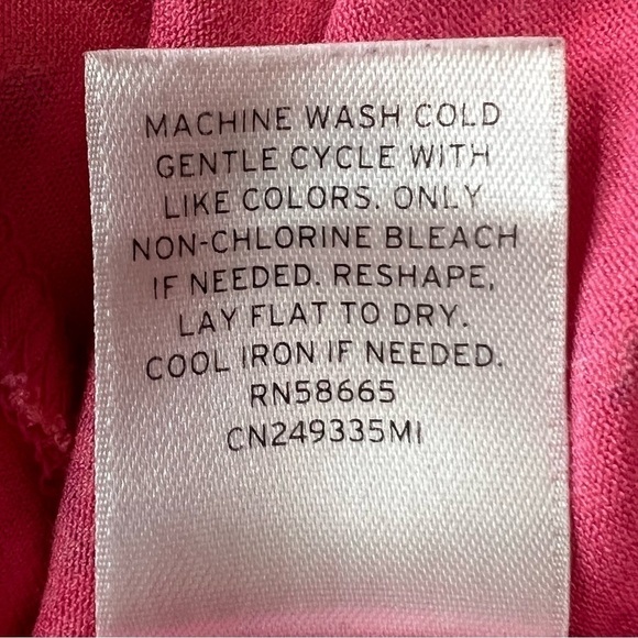 Caslon Nordstrom Pink Floral Print Ruffle Tank Sun Dress - Size Medium - Picture 7 of 7